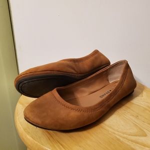 Lucky brand brown ballet flats